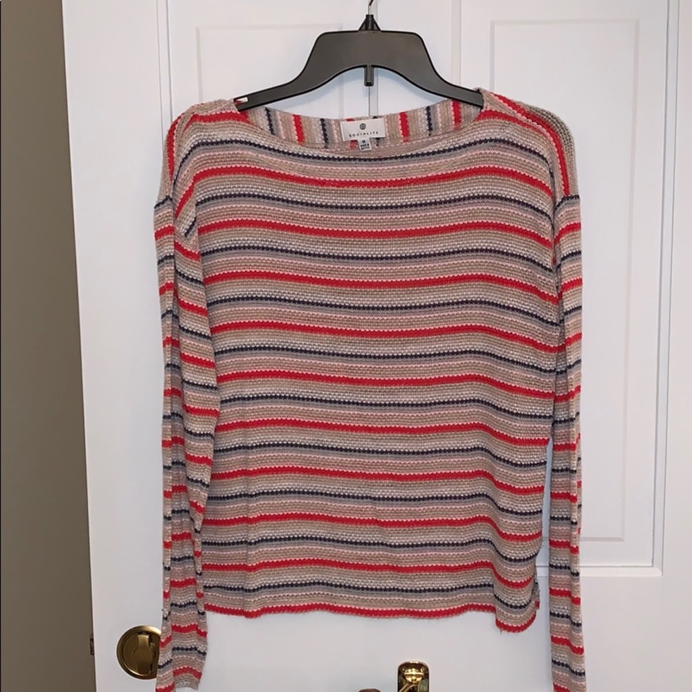 Socialite long sleeve striped shirt